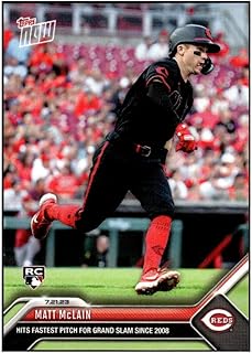 MATT McLAIN RC 2023 Topps NOW ROOKIE #598 Reds NM+-MT+ MLB Baseball PR:2121