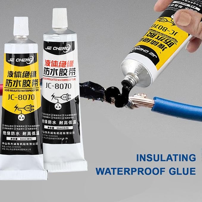 Cinta aislante líquida blanca 30ml impermeable miniatura 4