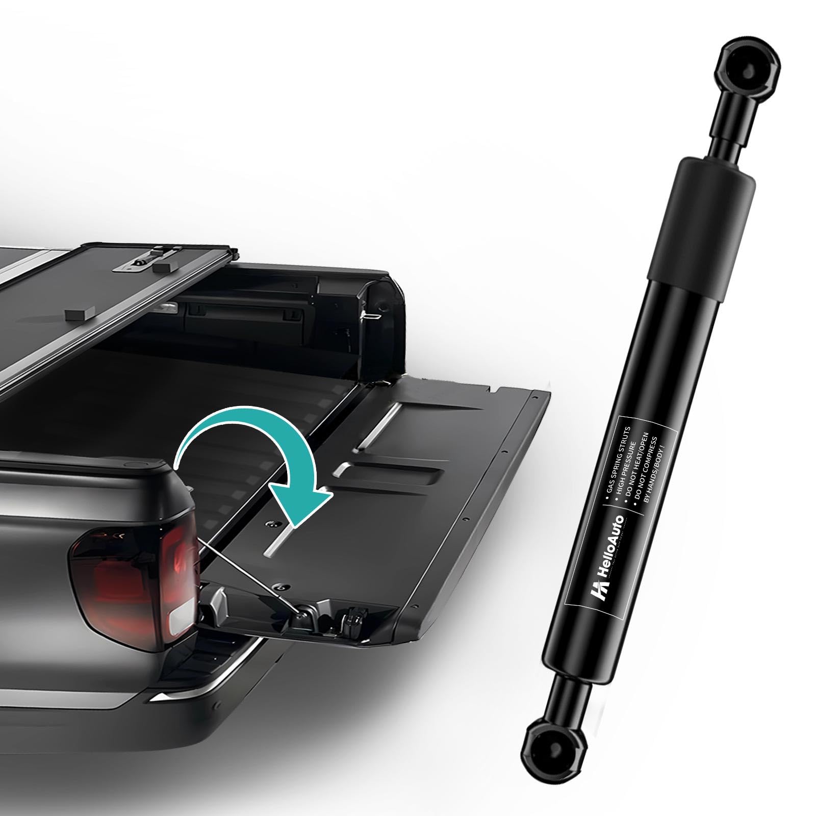Truck Tailgate Assist Shock Strut 43205 Compatible with 2017 2018 2019 2020 2021 Ford F-250 Super Duty, F-350 Super Duty