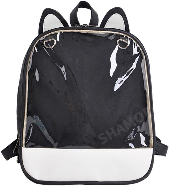 backpack with clear front