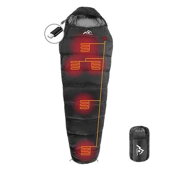 Heated Sleeping Bag 5pcs Multi USB Power Support Heating Pads