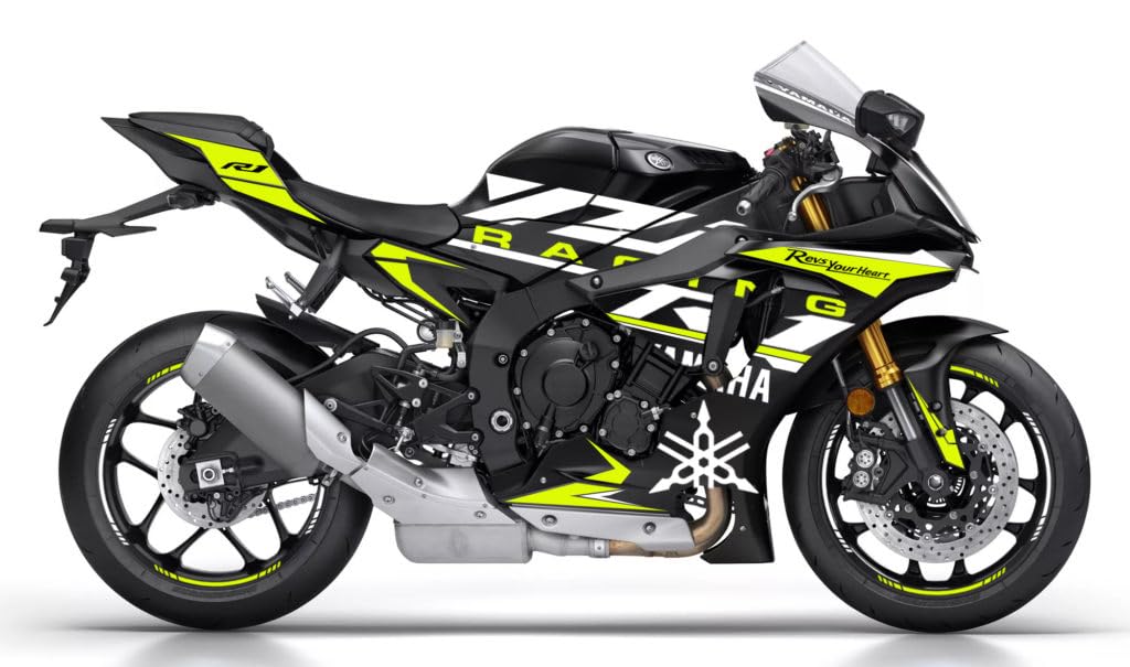 Amazon.com - Compatible for Yamaha YZF-R1 Graphics Kit (Neon)