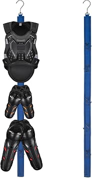 TUYUU Portable Hockey Drying Rack 5 Hooks, Heavy Duty Hockey Gear Drying Rack & Sports Equipment Organizer, Travel Hanging Drying Rack Strap for Camping, Unique Hockey Gifts for Youth & Men