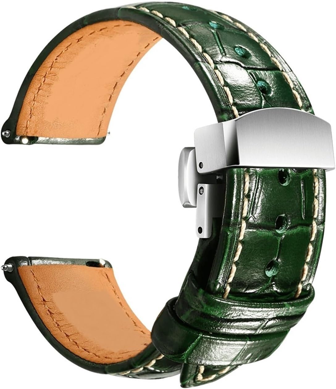 CAREG Leather Watch Strap 20mm 21mm 22mm Accessories Watchbands Braceletes Fit For Breitling Omega Watch Band Durable