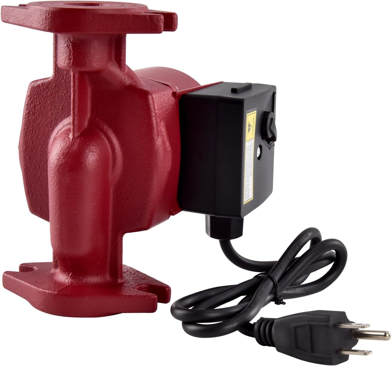 UPS15-55SFC Stainless Steel Water Circulator Pump 59896773, 3-Speed 1/12HP 115V 60Hz High-Efficiency Water Recirculating Pump for Hydronic, Radiant Floor & Domestic Hot Water Systems