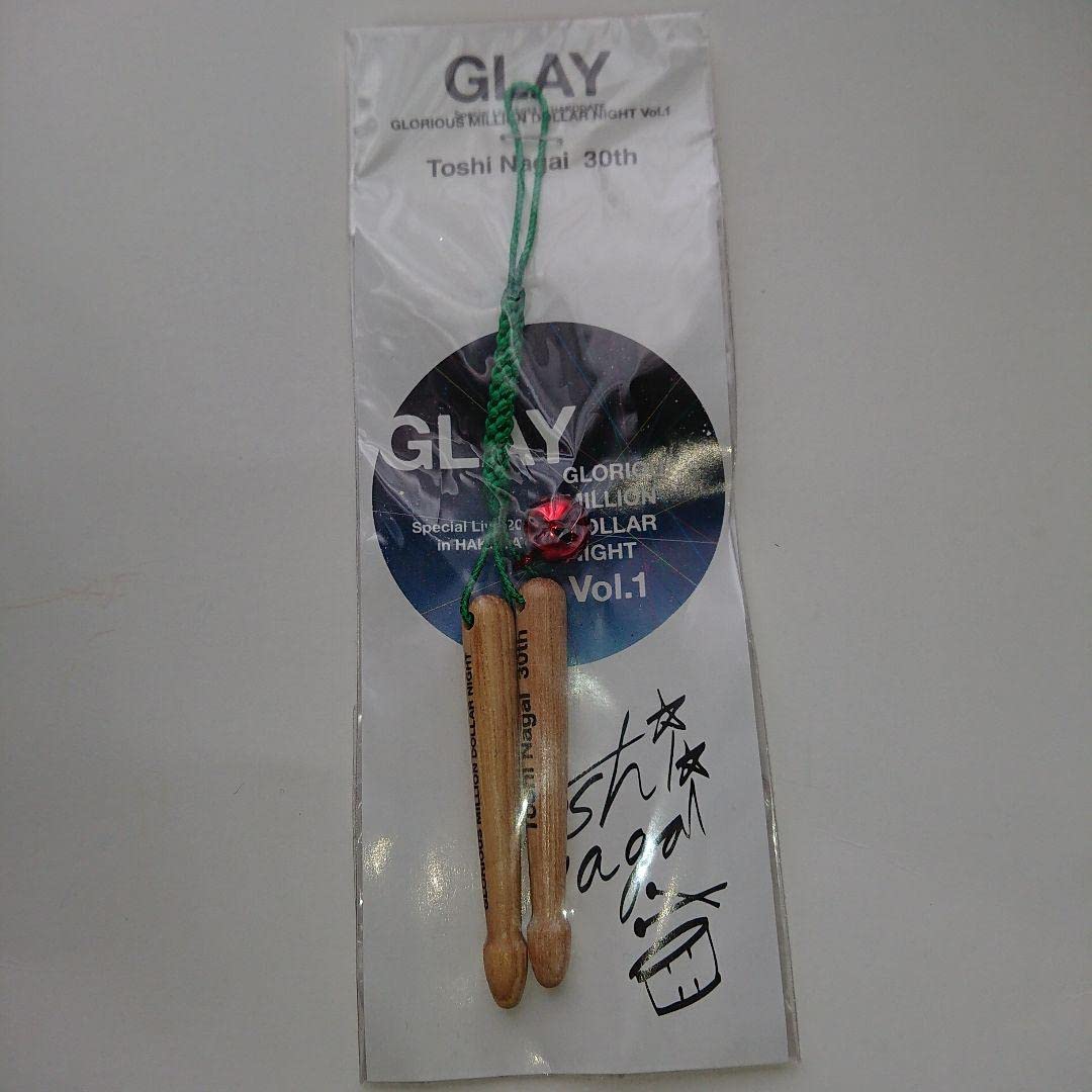 GLAYサポートドラマー永井利光さんグッズネックレス(直筆サインポストカード付) GLAYサポートドラマー永井利光さんグッズネックレス(直筆サインポスト