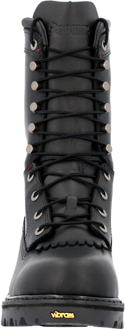ROCKY Code Red Logger Fire Boot