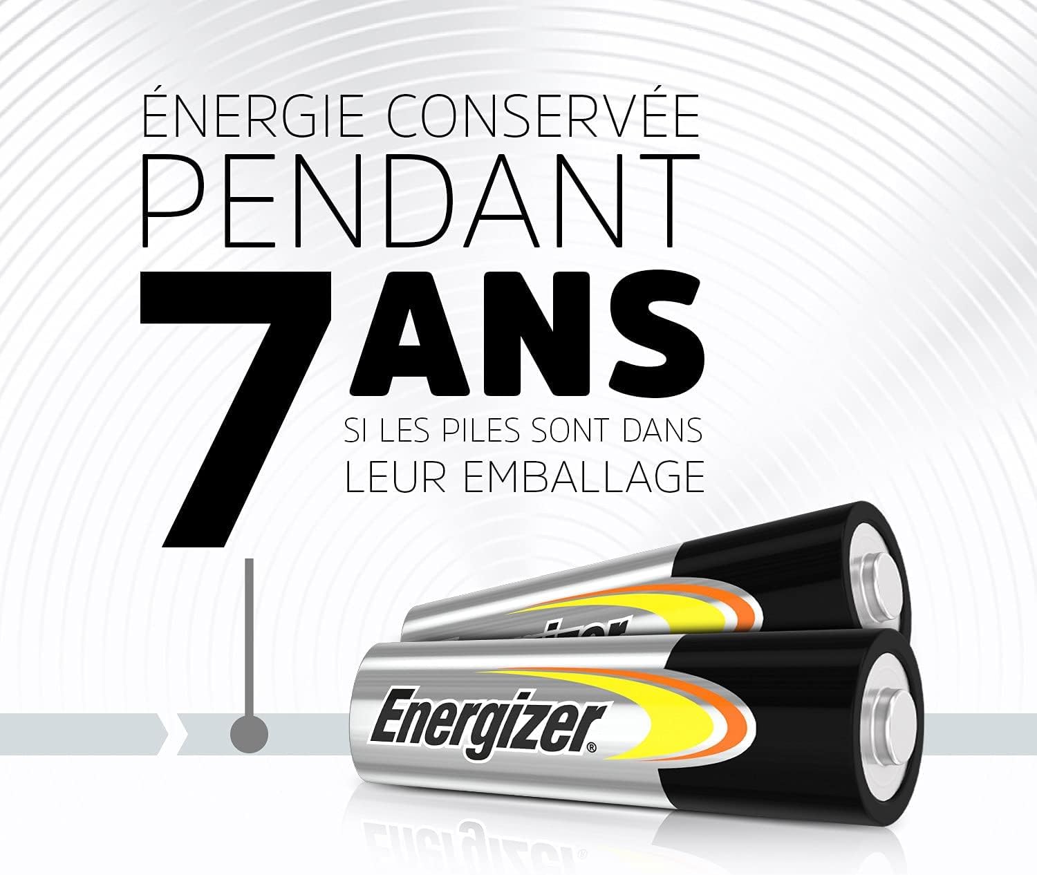 Energizer Alkaline Power - Piles AA + AAA (Lot de 64) - Alcaline 1,5V - Énergie Longue durée - Idéales pour Les appareils du Quotidien - Emballage 100% Recyclable - Conservation 7 Ans