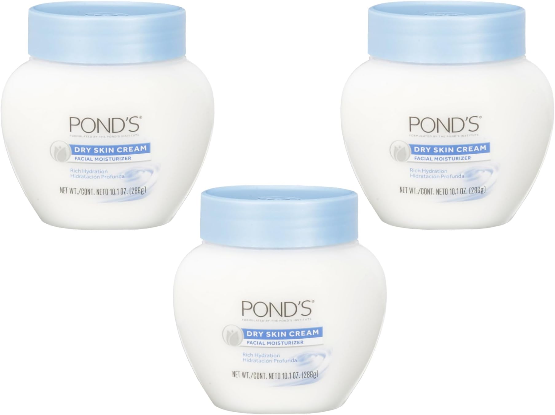 Pond's Extra Rich Dry Skin Cream - 10.1 oz - Caring Classic - Pack of 3