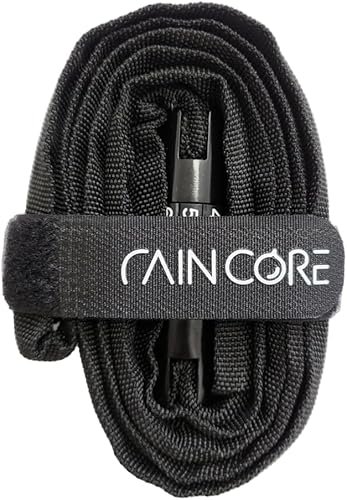 RAINCORE Candado de cable ligero para bicicleta Heavy Duti antirrobo, 59 pulgadas (59.1 in) - 0.4 libras (6.49 oz) - Candado de cadena para