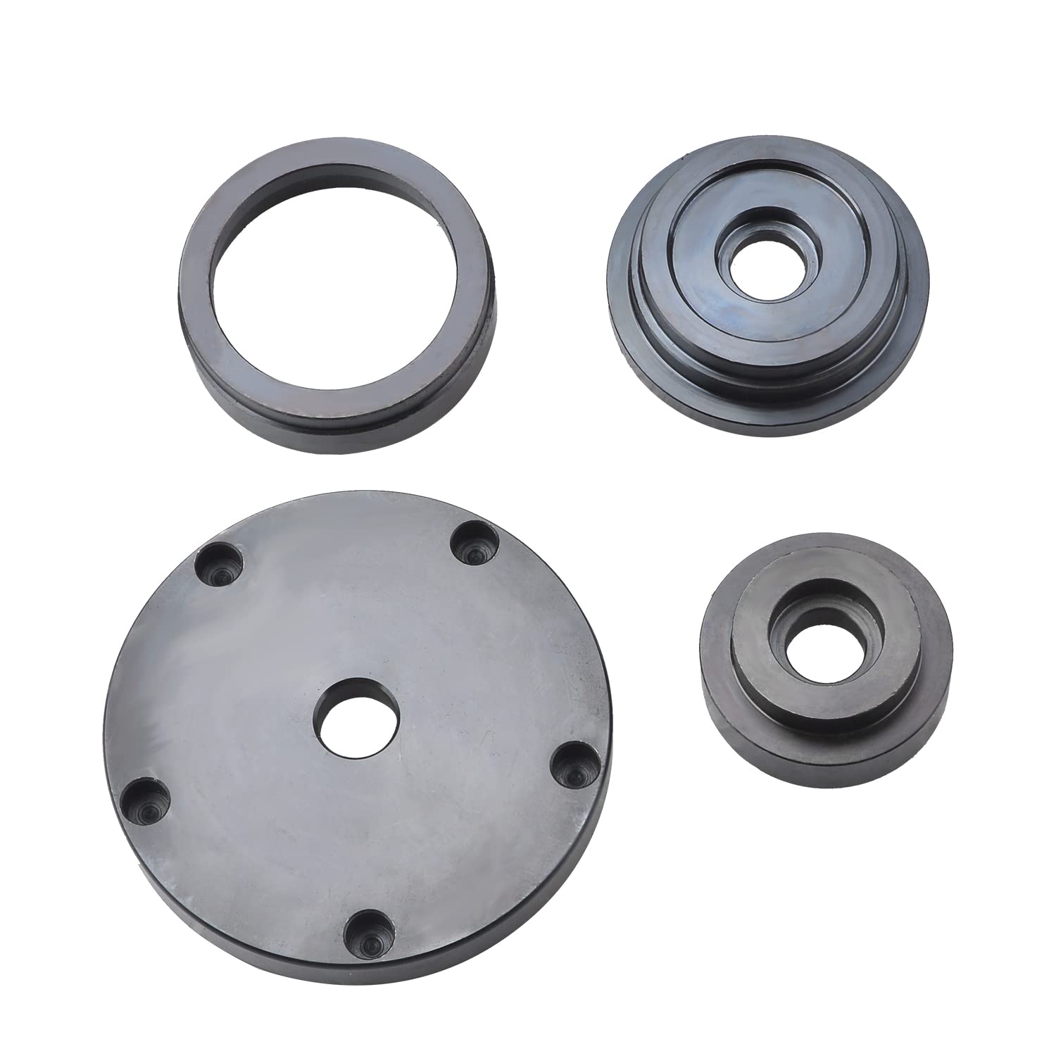 Strumento per la rimozione del Cuscinetto della Ruota Anteriore da 85 mm, Kit di rimozione del mozzo estrattore per pressa per Cuscinetti della Ruota, Compatibile con VW T5 Touareg