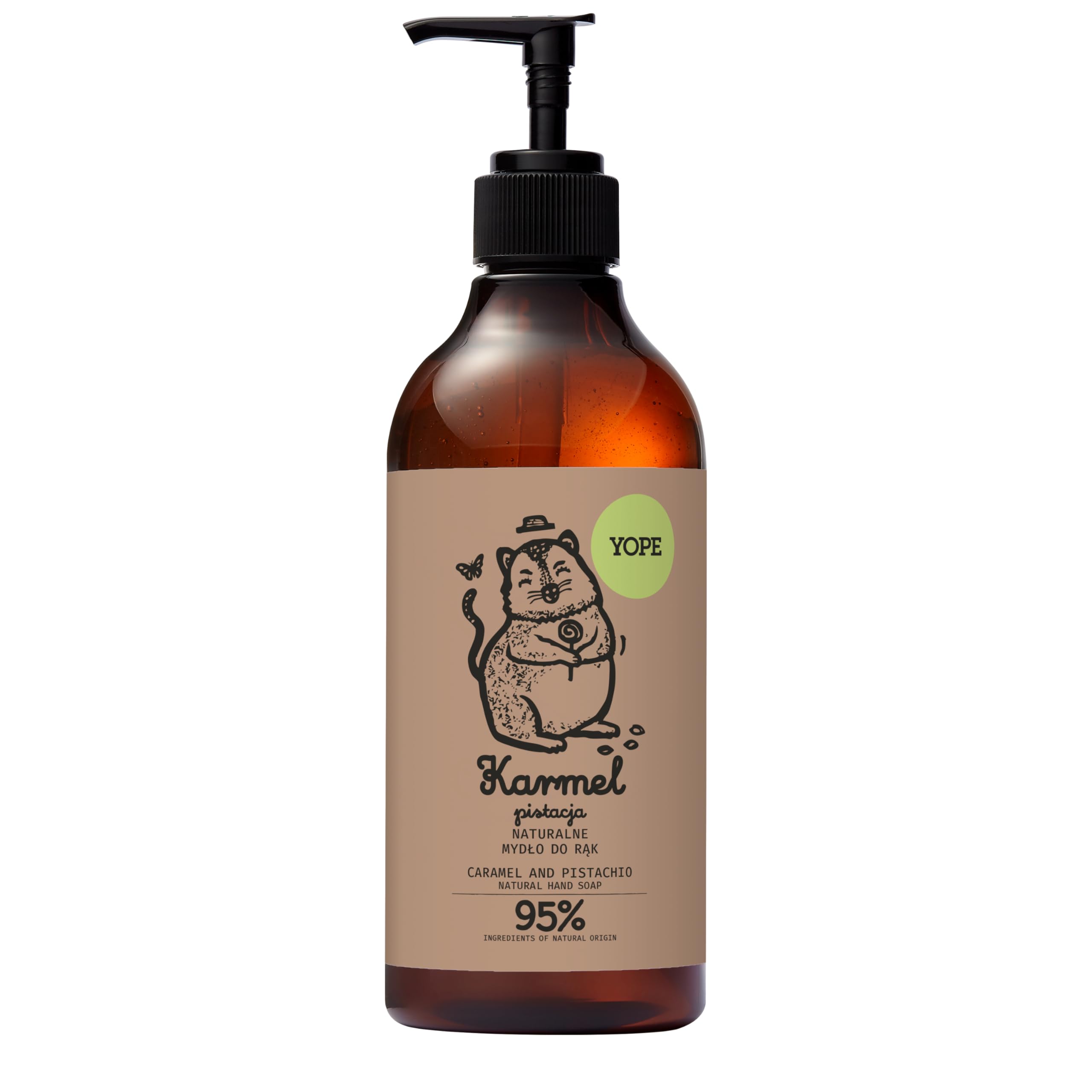 YOPE Hand Wash Soap Smoothing & Nourishing Panthenol & Allantoin Scent Caramel & Pistachio 500ml