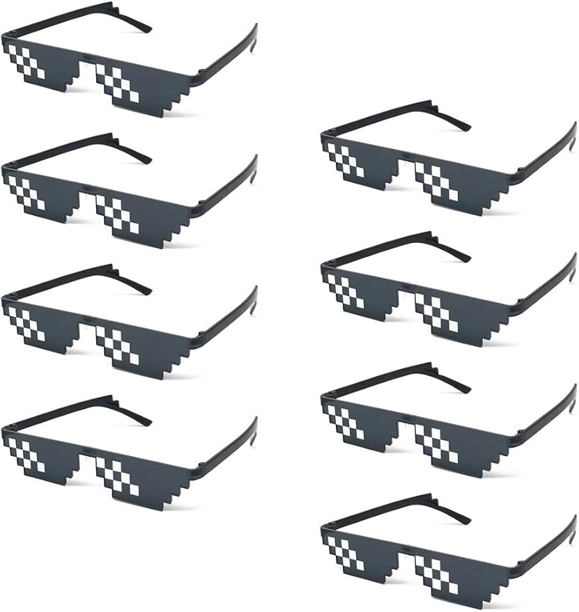 Onnea fashion 8 Pack Thug Life Glasses, Deal with it