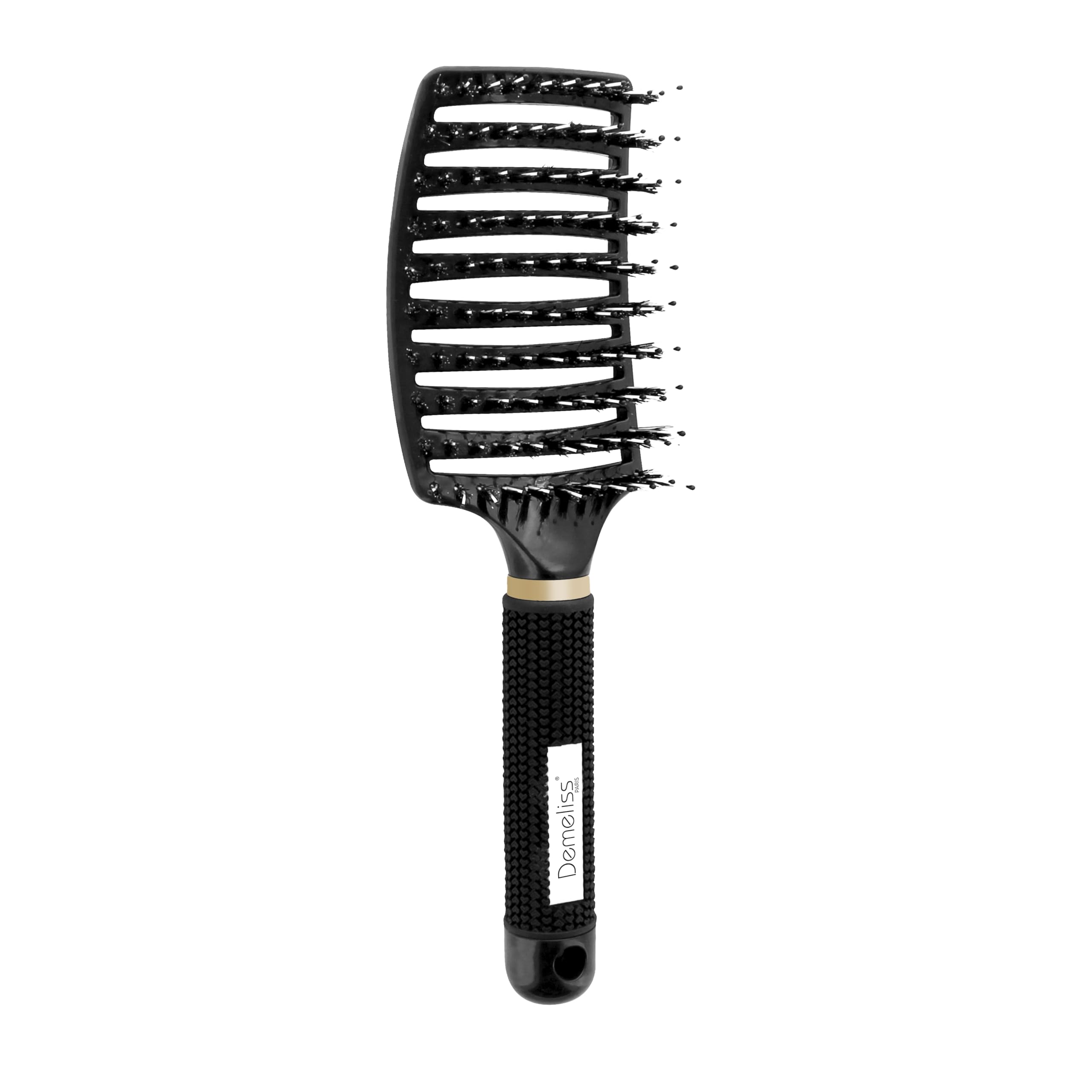 Demeliss Saint Algue – Estuche alisador de vapor Titanium SMOOTH RITUAL – Incluye cepillo desenredante ventilado – alisado de alto rendimiento, hidratación intensa – para todo tipo de cabello