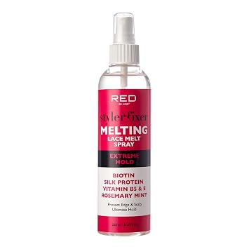 Kiss Lace Melting and Holding Spray - Strong Hair Adhesive for Wigs, Glueless Front Lace Bond Extreme Hold