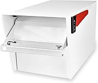 Vista 2 de Mail Boss 7529V Mail Manager - Buzón de seguridad con cierre de seguridad, color blanco alpino