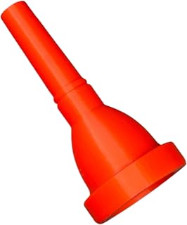 3DP 7C Plastic Trombone Mouthpiece, Easy to Play, Multiple Colors, 1 Mouthpiece (Red)