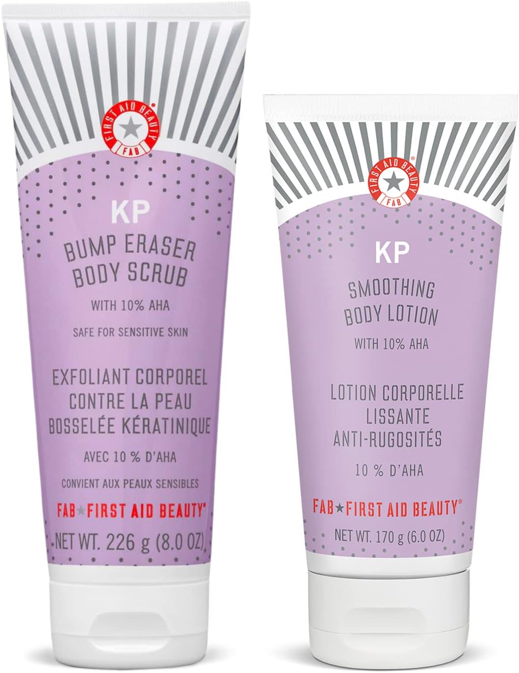 First Aid Beauty KP Bump Eraser Body Scrub Exfoliant for Keratosis Pilaris with 10