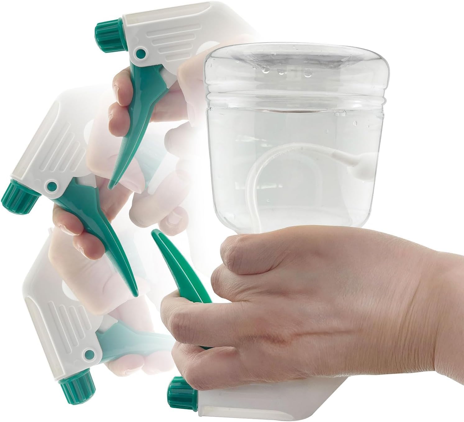 Maruhachi Industries AM-55PE The Spray (Pendulum Hose), Green, 16.9 fl oz (500 ml), Bottle, Container, Trigger Type, Spray, Made in Japan