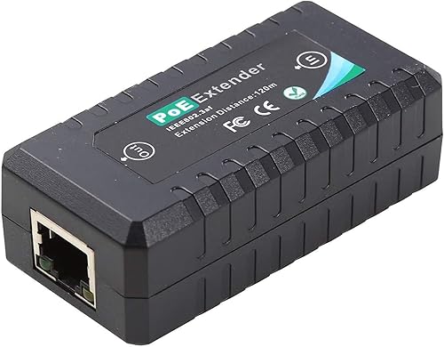 UHPPOTE Extensor IEEE802.3af del PoE del 10/100M de 1 puerto para la cámara IP de los sistemas de seguridad de Ethernet