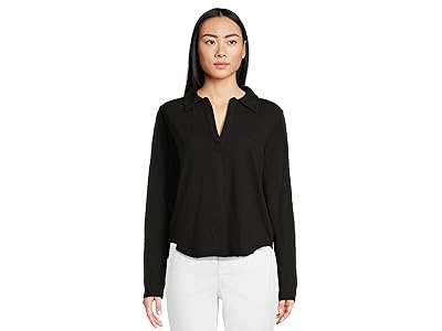 Mod-o-doc Long Sleeve Easy Polo T-Shirts Women