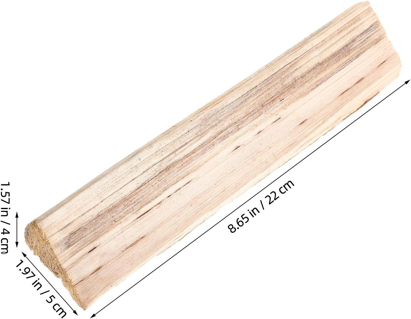 10pcs Kiln Dried Firewood: Hardwood Logs - Burning Campfire Wood for Pizza Oven, Cooking, Grilling, Smoking, and Fire Pits 22 Cm