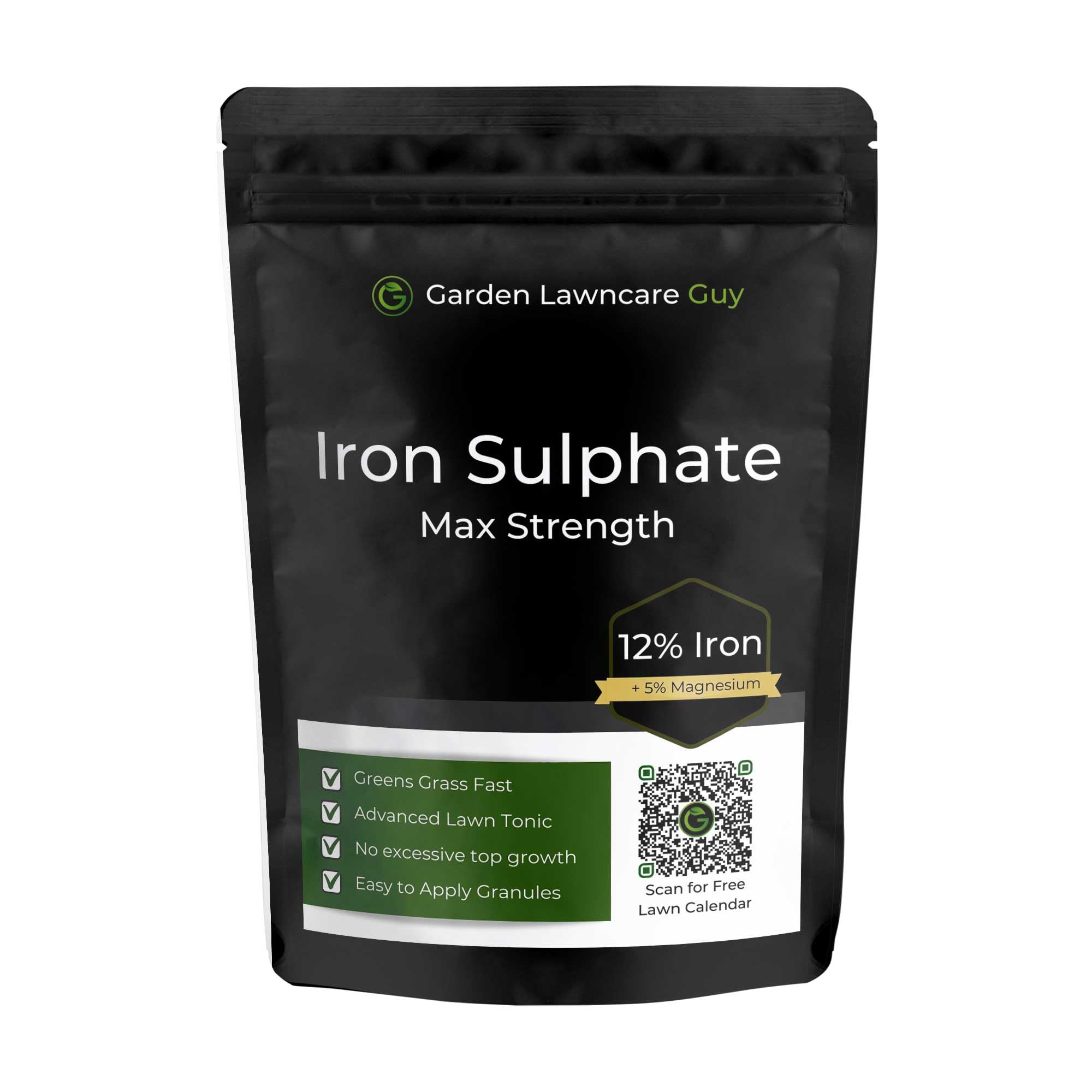 Iron Sulphate Max Strength - Lawn Feed - Fact Acting Grass Greener and Fertiliser - Use all Year - Garden Lawncare Guy