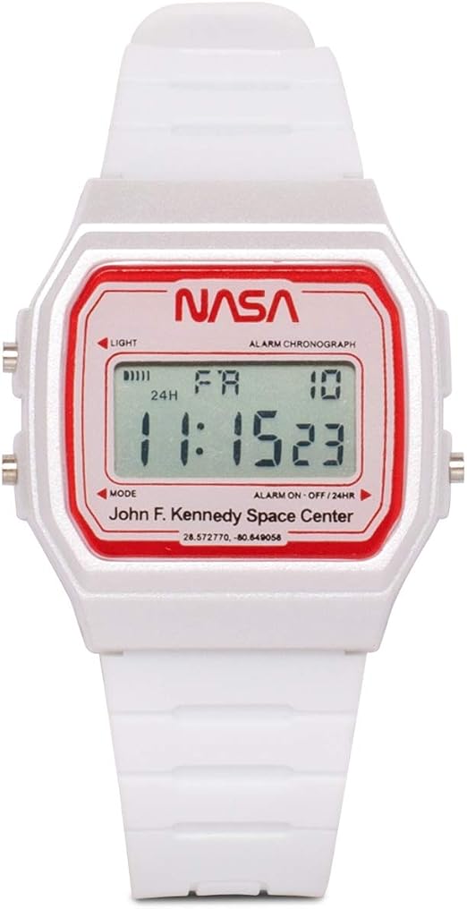 NASA - Orologio digitale retrò con cinturino regolabile : Amazon.it: Orologi