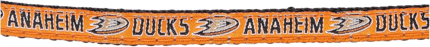 NHL PET Collar Anaheim Ducks Dog Collar, Size Small Hockey Team Collar for Dogs & Cats. A Shiny & Colorful Dog & Cat Collar Licensed by The NHL