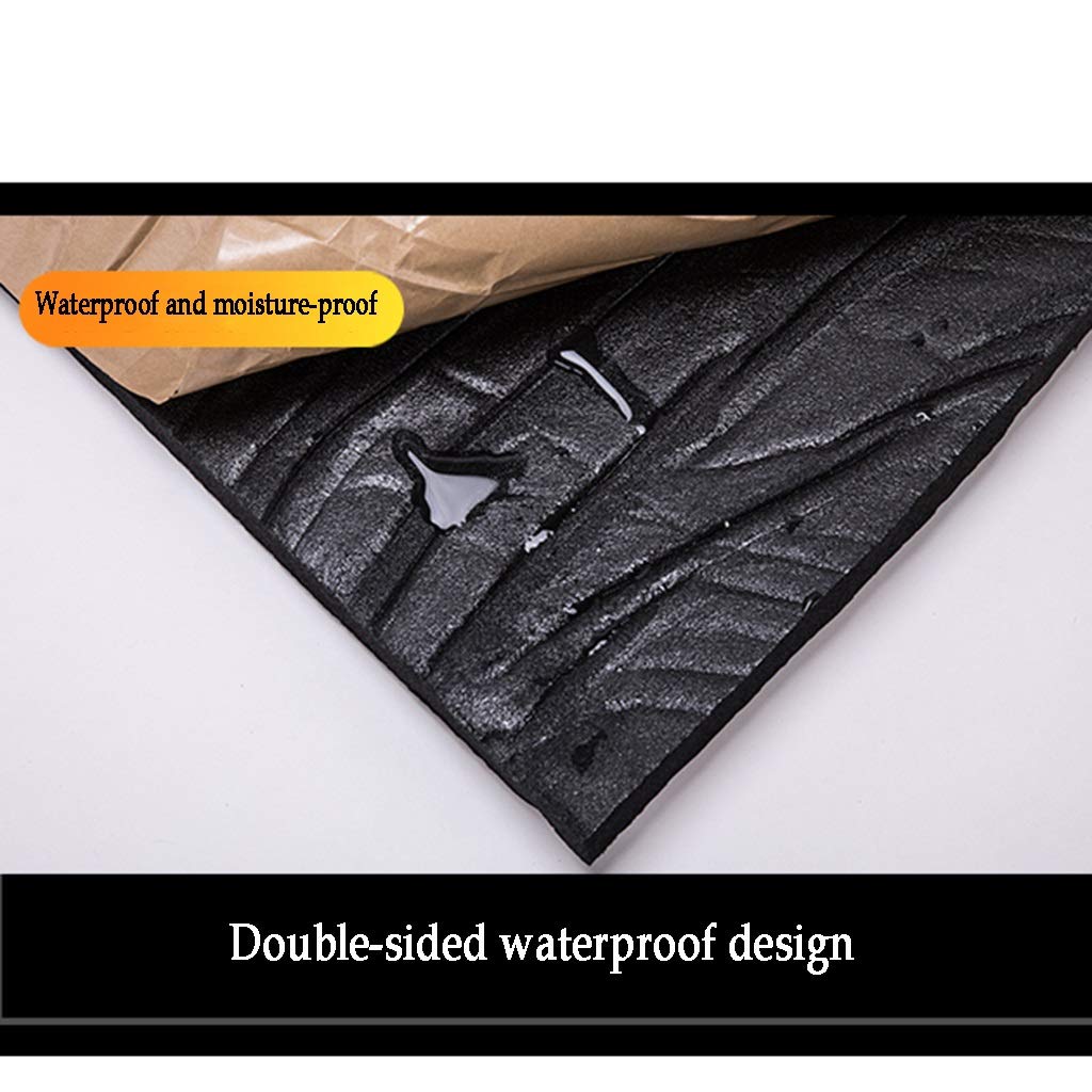 BBGS Alfombrilla Aislante Insonorizante, Aislamiento de Goma Algodón Resistencia A Altas Temperaturas Tubería de Agua Terraza Solarium Lana Aislante Autoadhesiva (Color : Style 3, Size : 10m)