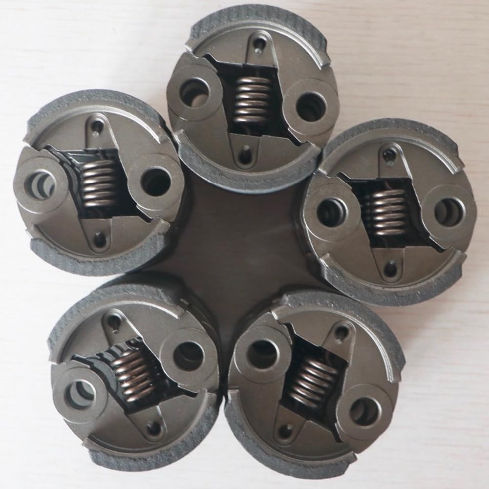 Lisher - Embrague de desbrozadora para abreviatas domésticas, embrague de cortadora de césped 32/34 muelles de embrague de cortadora de setos 52 mm