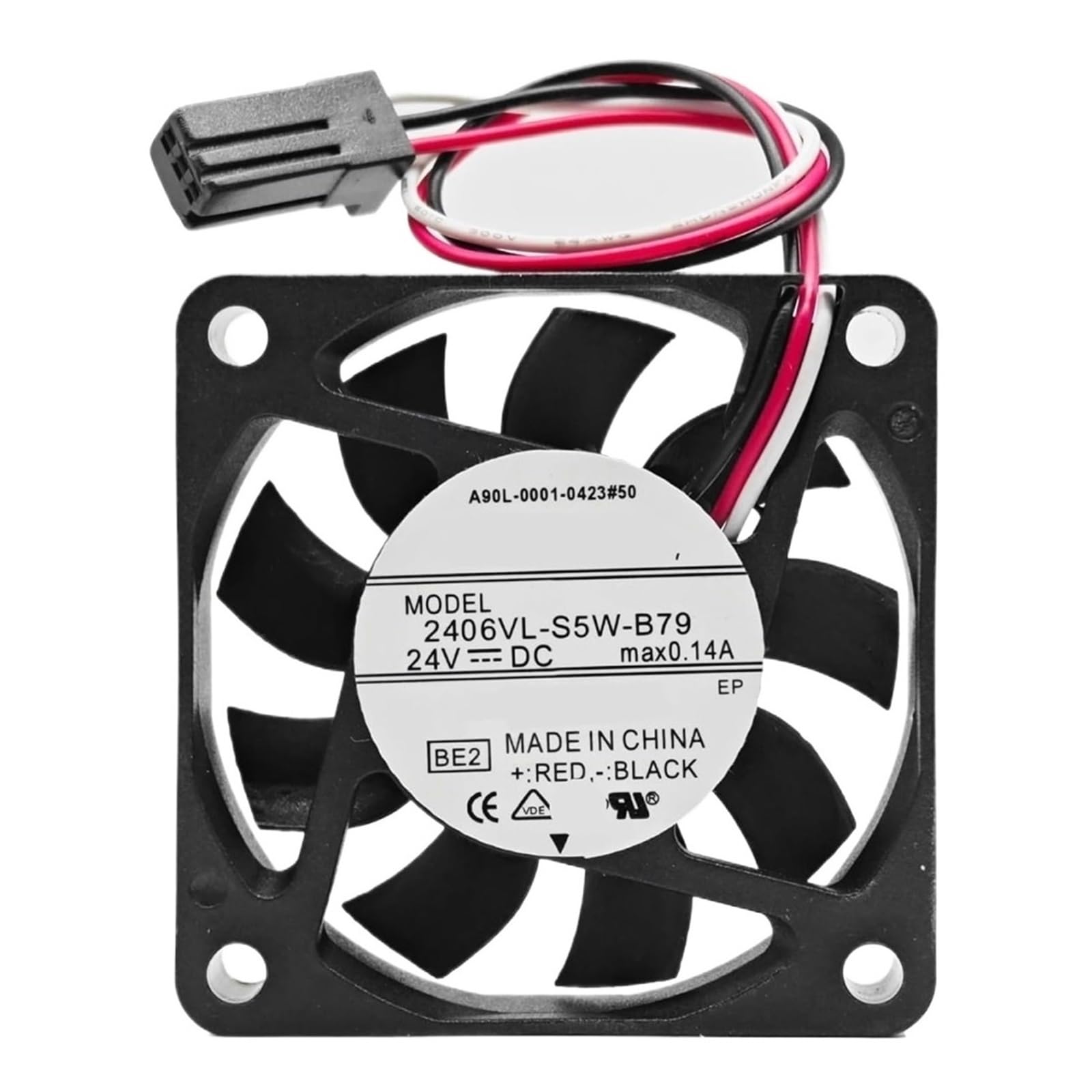 YMUGUEGH 2406VL-S5W-B79 A90L-0001-0511 24V Fan 0.14A