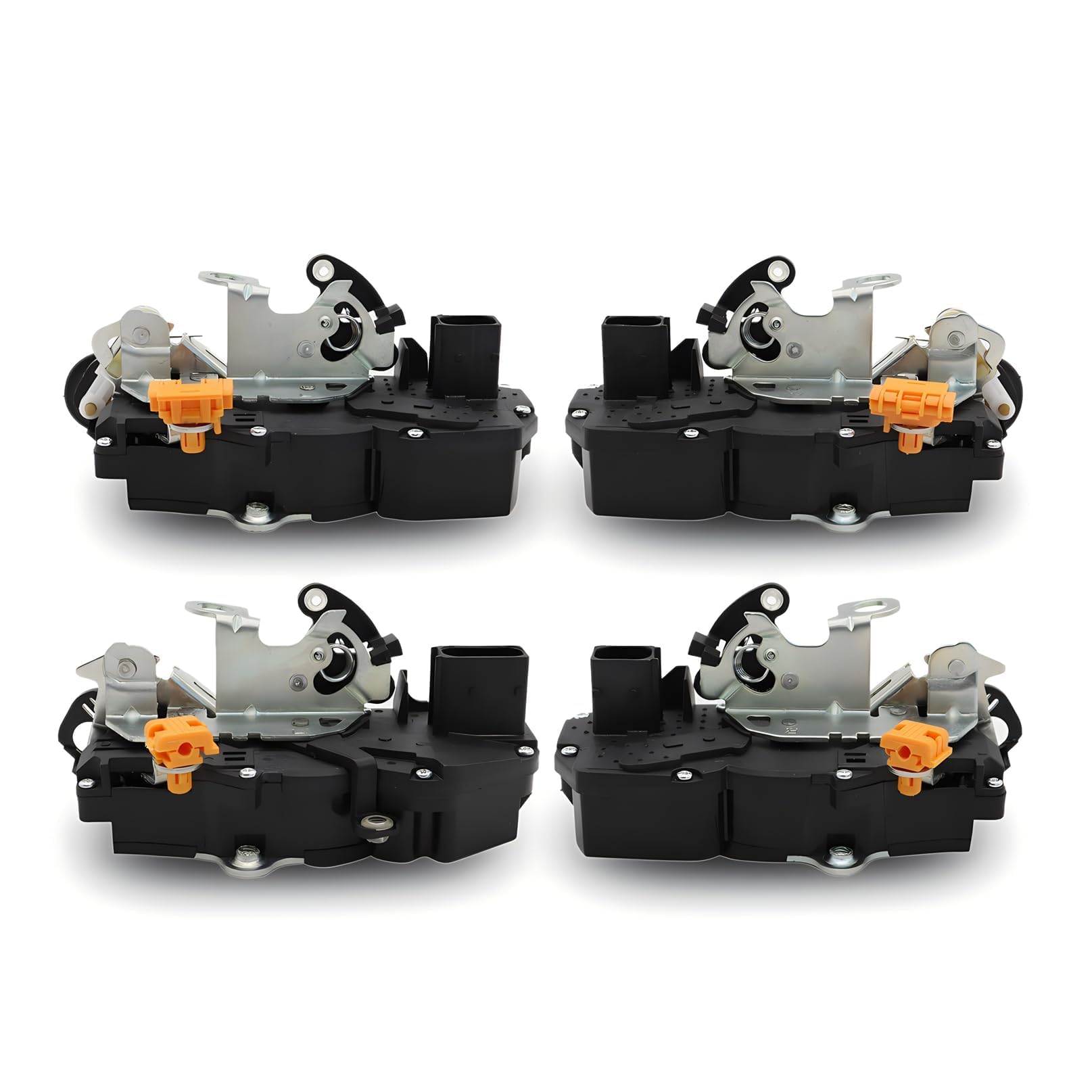 4Pcs Front &amp; Rear Door Lock Actuators Compatible with Sierra 2007