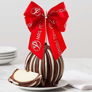 Mrs Prindables Triple Chocolate Valentine's Jumbo Caramel Apple