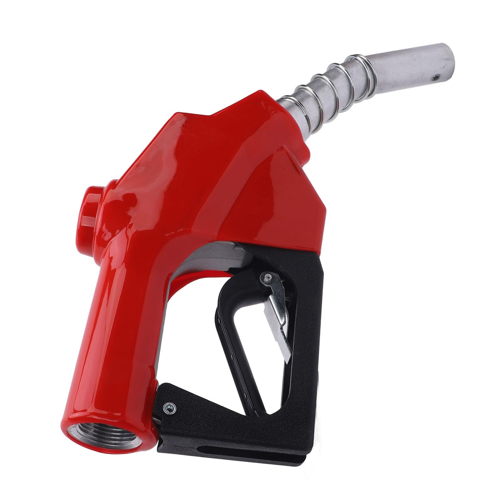 Boquilla de con Cierre Automático, Color Rojo, para un Repostaje Eficiente de Gasolina y Queroseno, 1 Herramienta Ligera de Metal ABS (32mm)