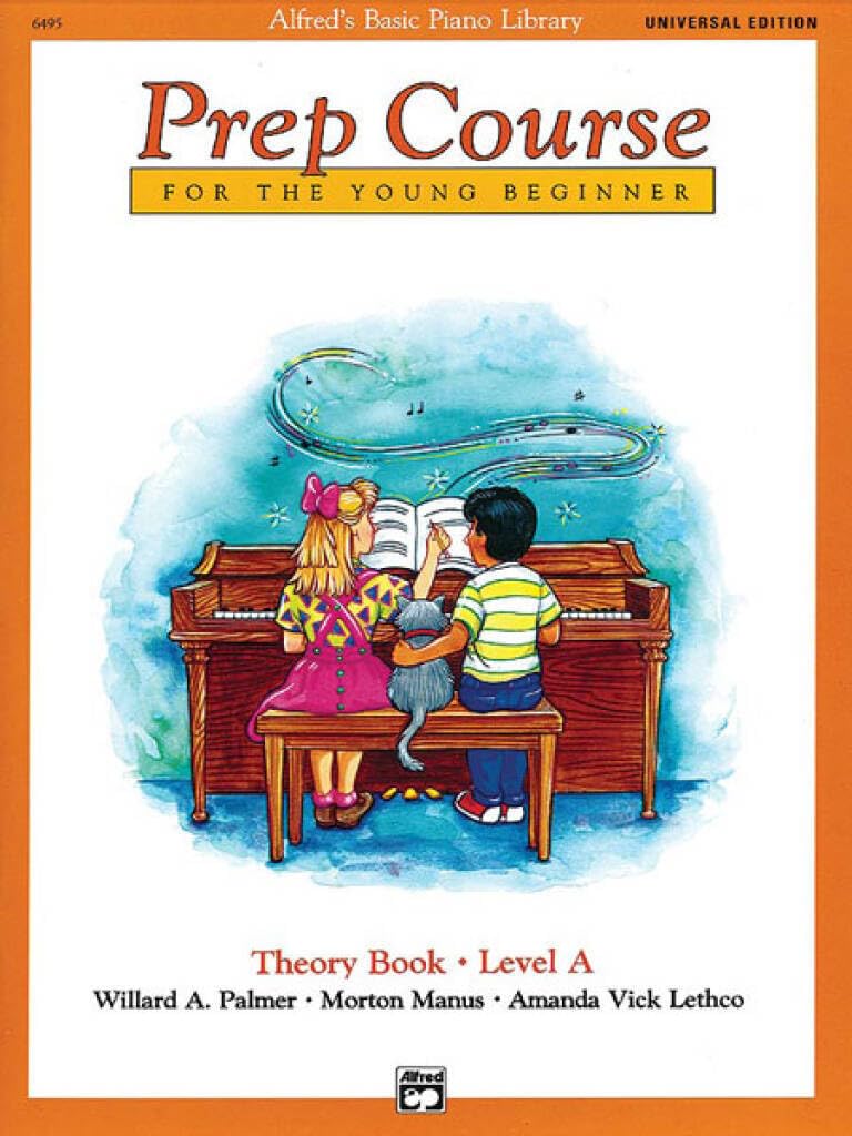Alfred's Basic Piano Prep Course Theory Book Level A: Universal Edition (Alfred's Basic Piano Library)