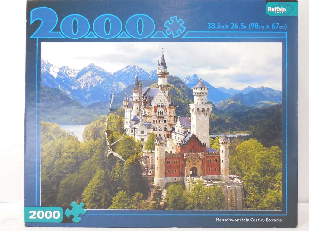 Buffalo Games2000pc, Neuschwanstein Castle, Bavaria - 2000pc Jigsaw Puzzle