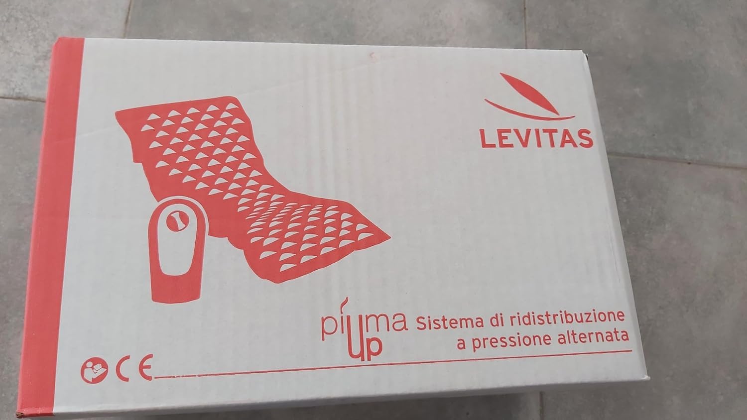 Levitas LAD462 Kit Antidecubito Piuma Up con Regolazione