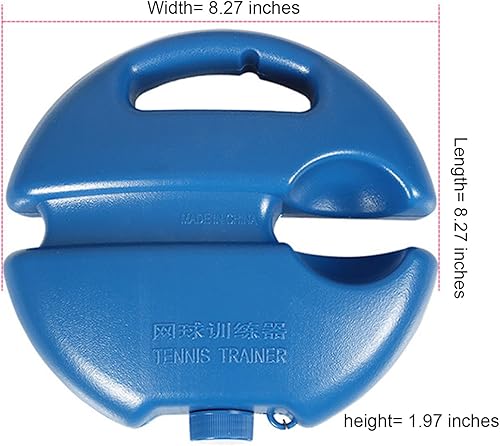 Miniatura 7 de Juego de pelotas de rebote de entrenamiento de tenis, herramienta portátil de entrenamiento de tenis, kit de rebote para práctica de tenis solo, una
