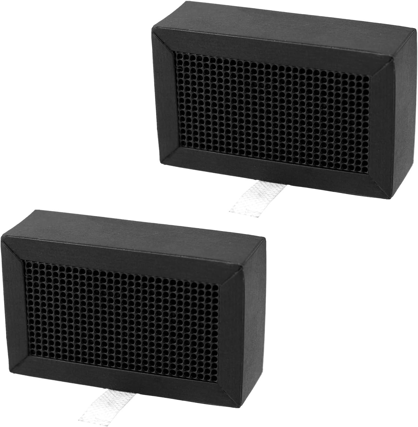 2pcs 3D Printer Air Filters for Bambu Lab, 3.2x2x1.1in Premium Activated Carbon 3D Printer Air Filter Practical Purifier Accessories for Bambu Lab X1C/P1P/P1S/X1/X1E (Black)