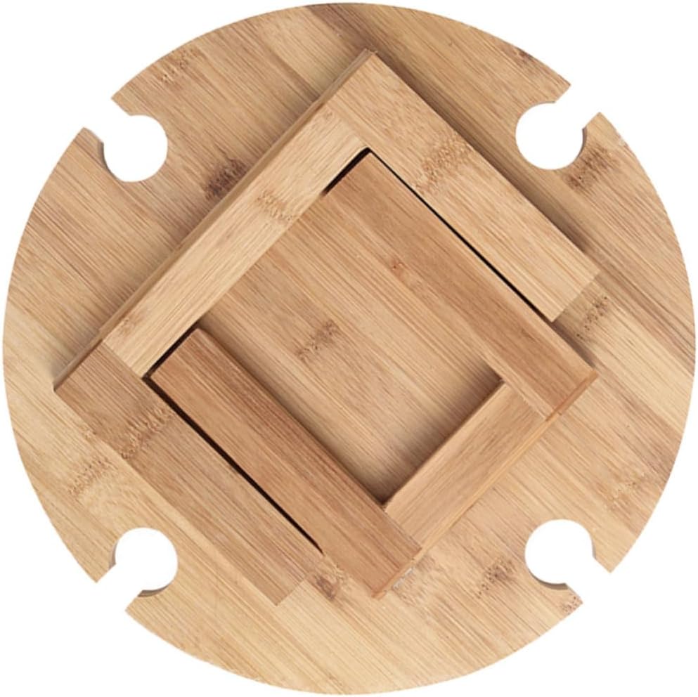 VANZACK Portable Folding Picnic Table Mini Beach Table Wine Bottle Rack Lightweight Outdoor for Camping BBQ and Picnics