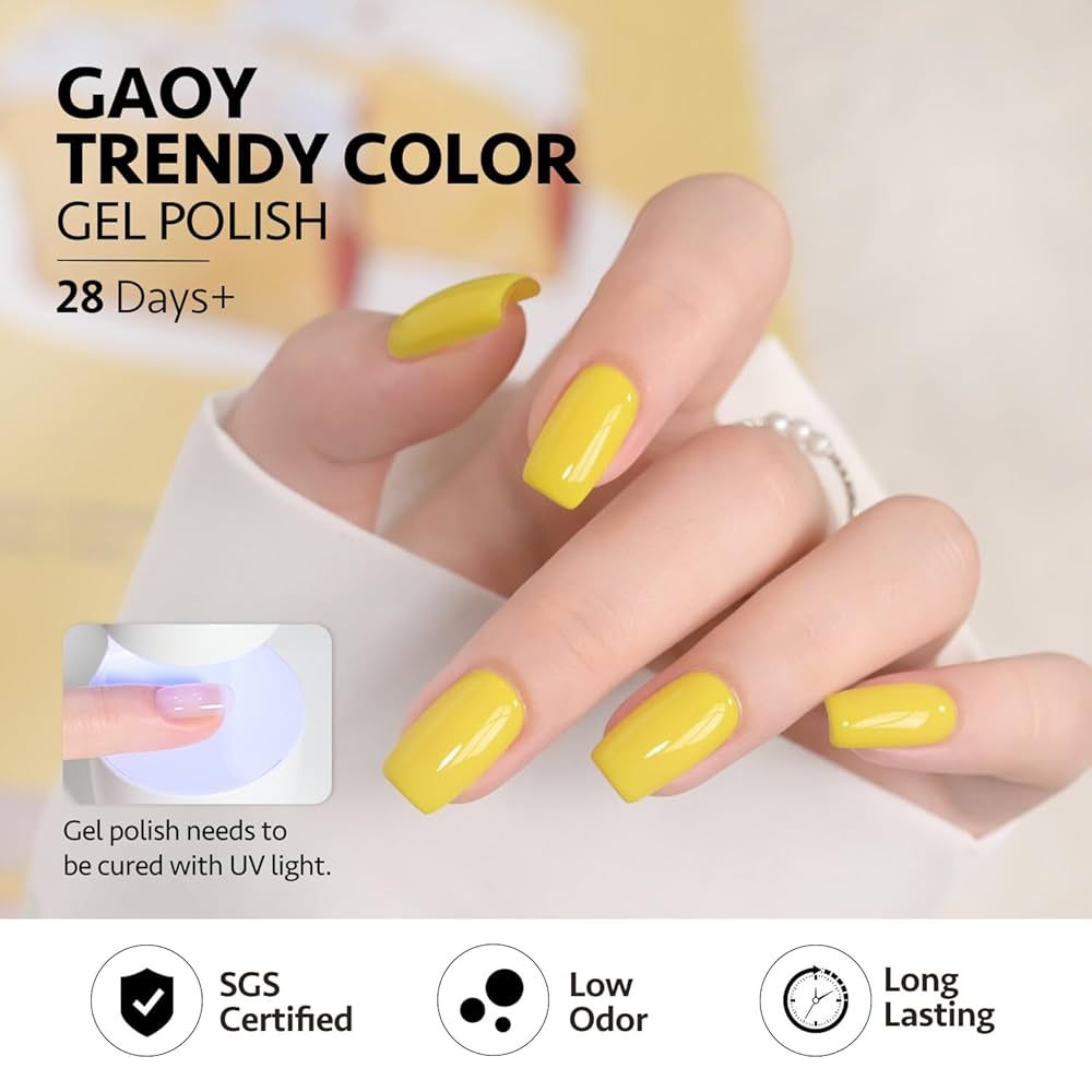 Amazon.com : GAOY 23 Pcs Gel Nail Polish Kit, Pastel Macaron