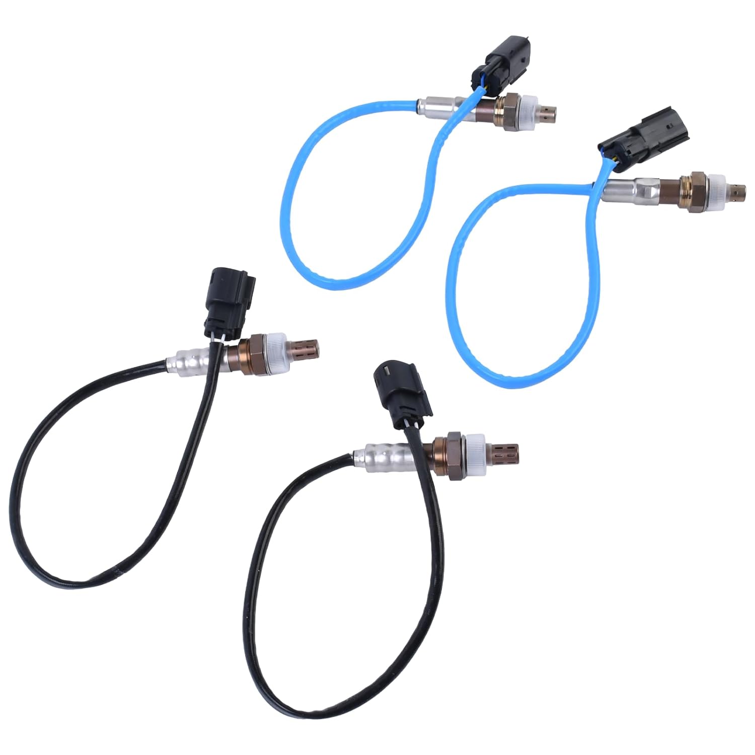 4Pcs Oxygen Sensor 234-5038 234-4490 O2 Sensor Upstream Downstream Compatible with Ford 3.5L 3.7L Edge Escape Mustang Explorer F150 Flex Transit Lincoln MKS MKT MKZ Mercury Mariner Milan