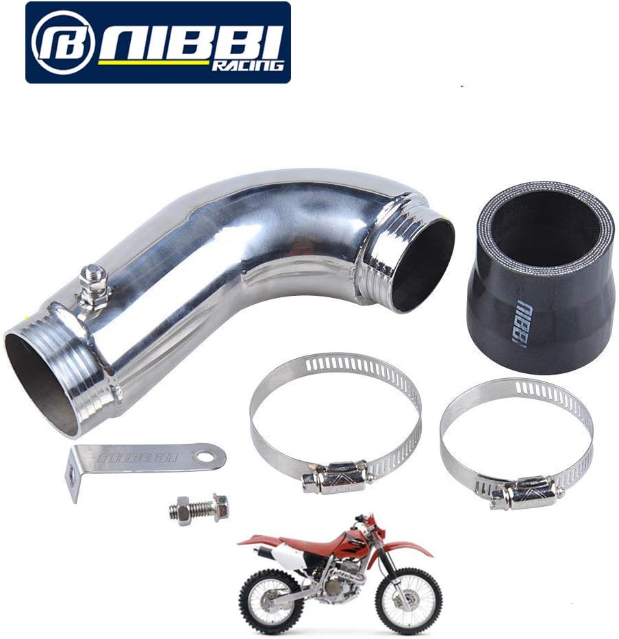 NIBBI High Performance Air Filter Intake Curve Pipe Air Filter Elbow Air Intake Pipe Air Intake Elbow For GY6 Engine