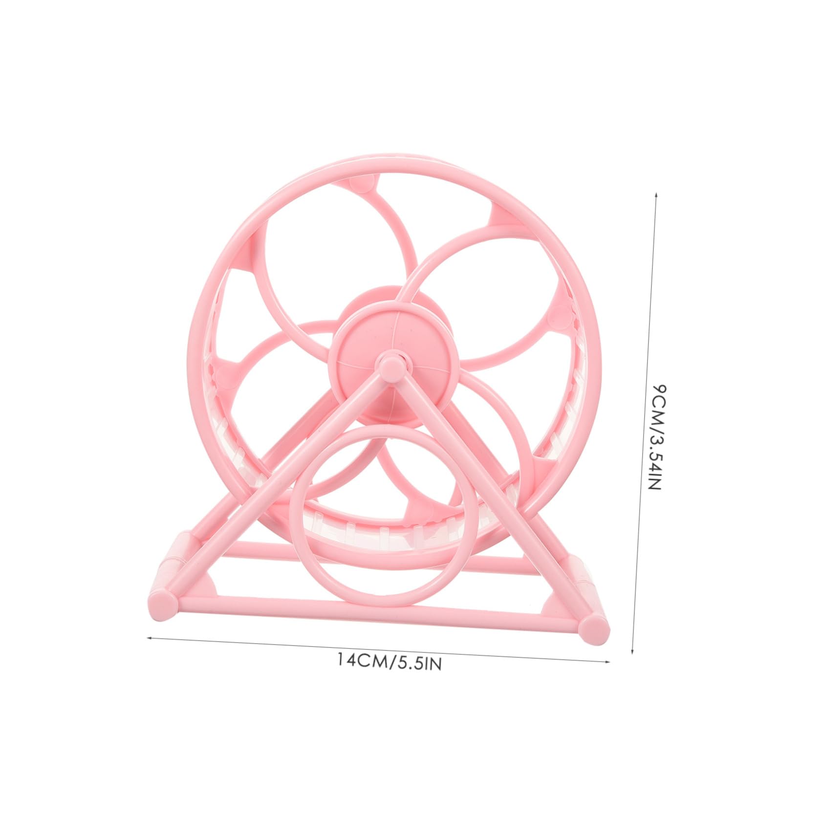 POPETPOP Silent Hamster Wheel 12-inch Adjustable Exercise Wheel for Hamsters Gerbils and Guinea Pigs Sturdy Plastic Non-Slip Base for Indoor PET Cages - image 4