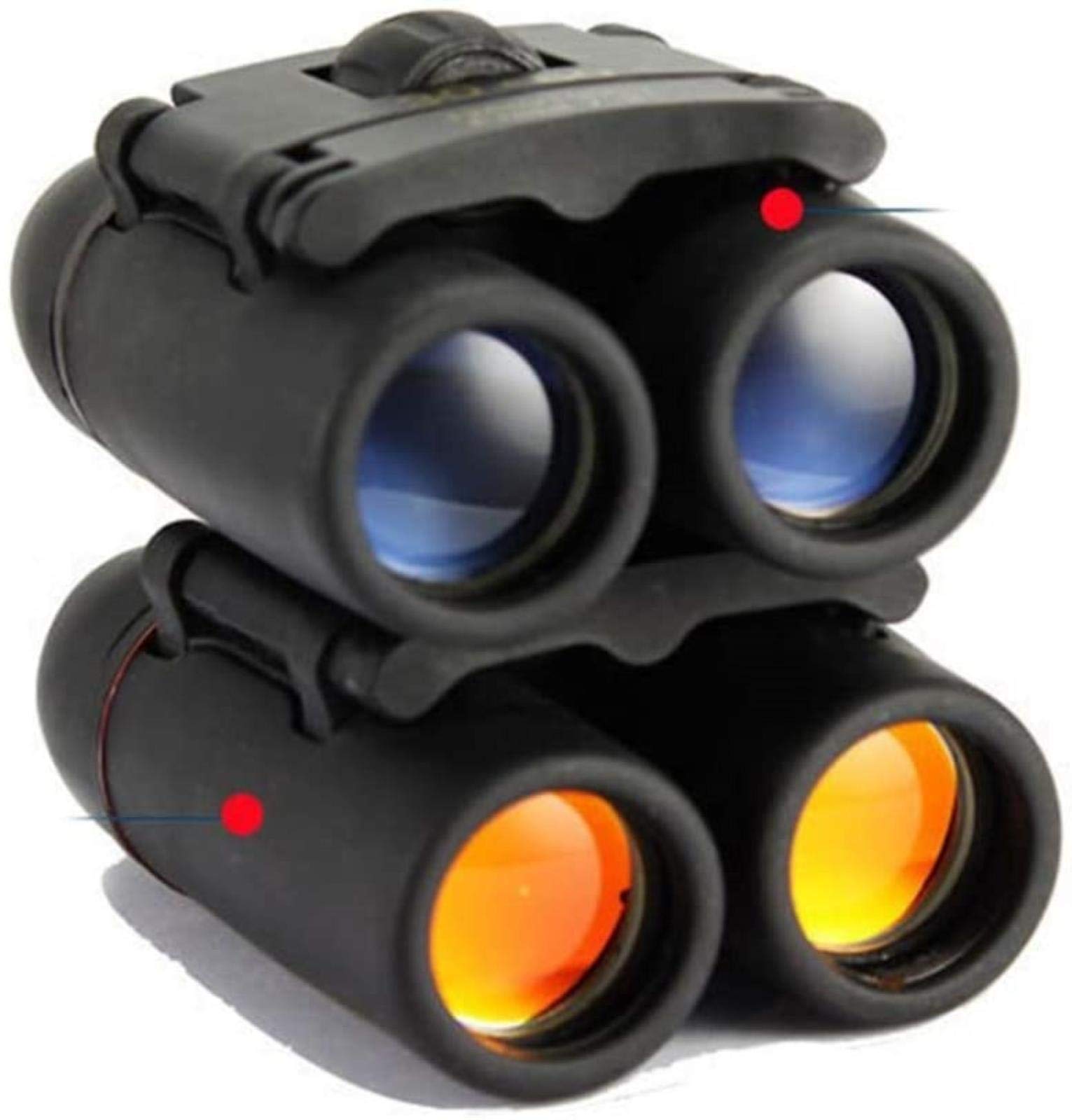 Monoculaire pour adultes - Jumelles haute puissance - Télescope pliable - Léger pour enfants - Observation des oiseaux pour les voyages et le camping - Bleu