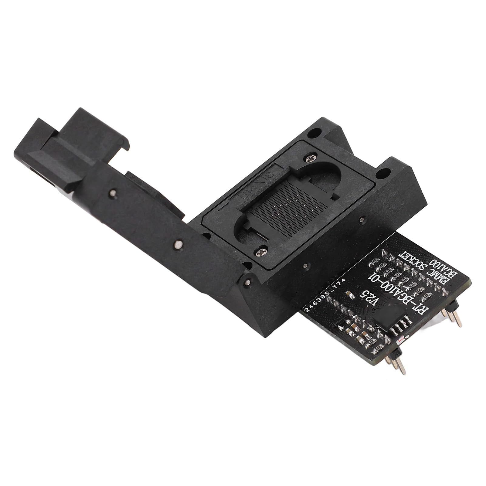 Jeanoko Presa EMMC, protezione da sovracorrente parallela ad alta velocità, controllare accuratamente facile da usare BGA100 affidabile Burn in Socket Adapter per navigazione auto