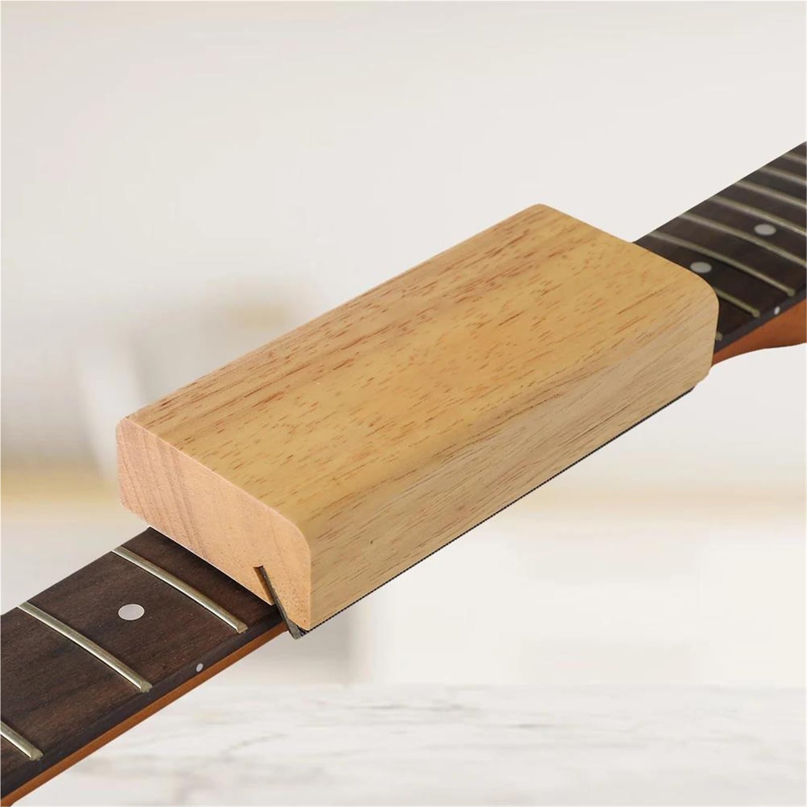 Lima Per Tasti Chitarra Alnicov - Con Angoli 35° E 90°, Per Smussare E Levigare I Tasti Di Chitarra E Basso - Foto 3