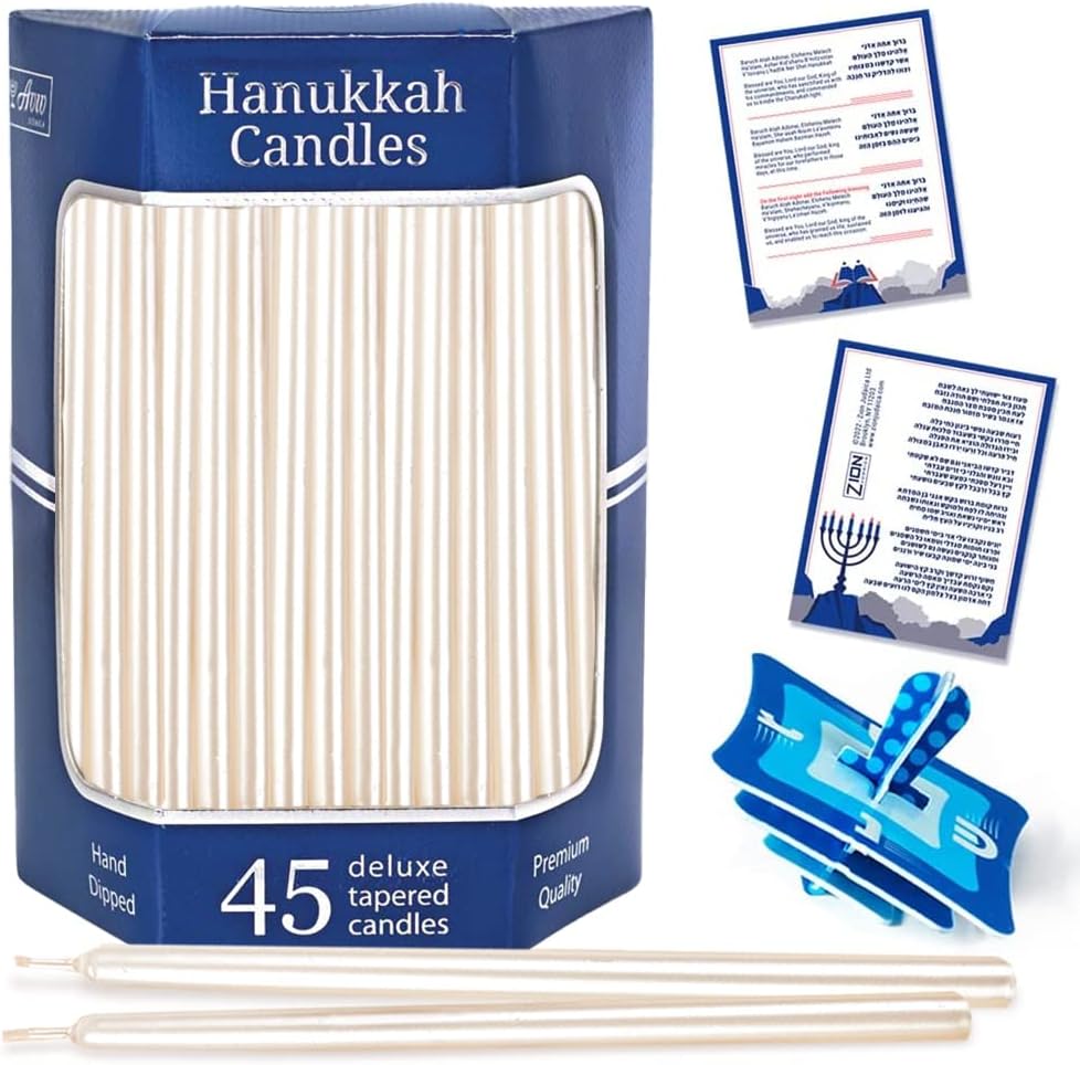 Dripless hanukkah candles amazon