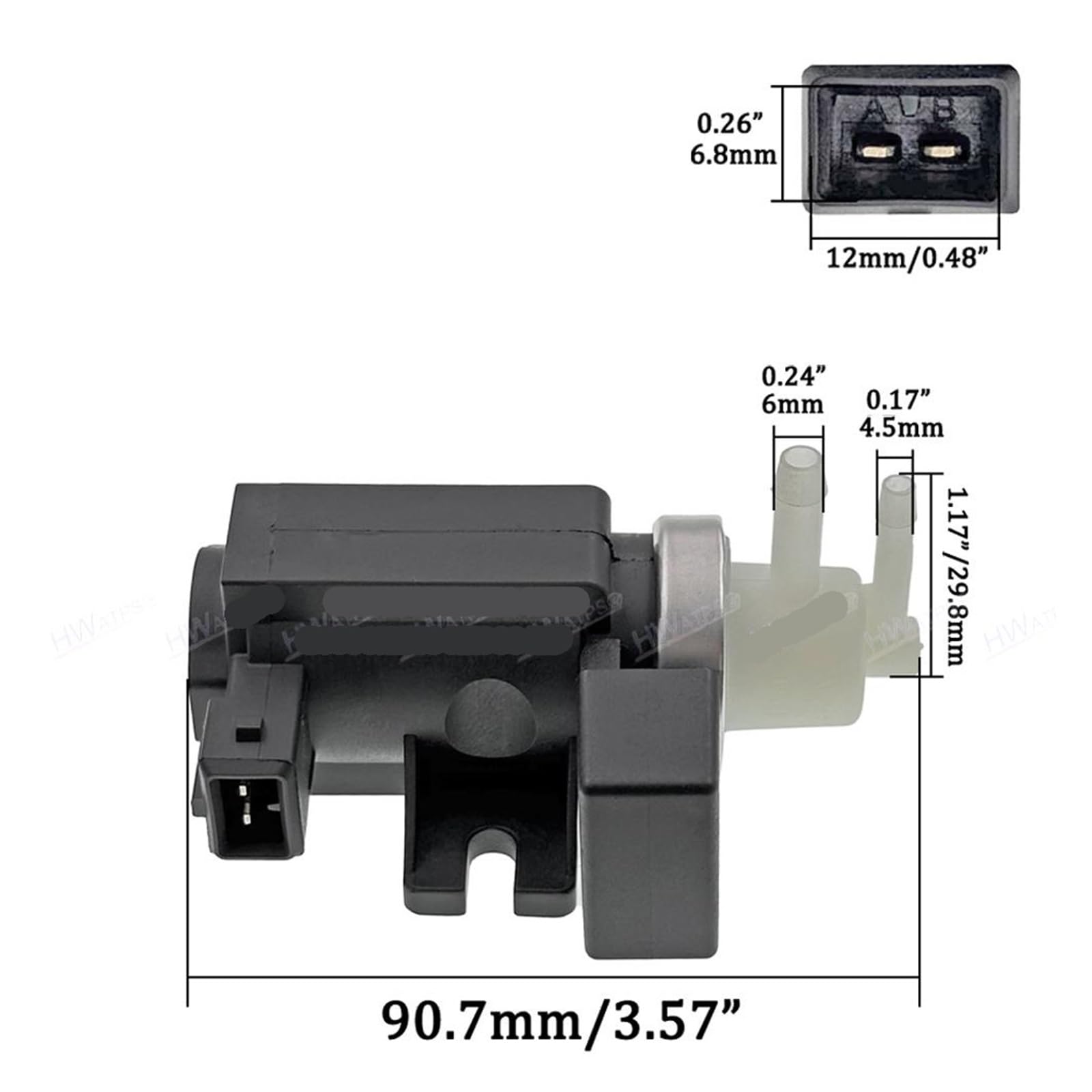 55575611 Zawór elektromagnetyczny turbosprężarki Boost Converter 55573362 55579900